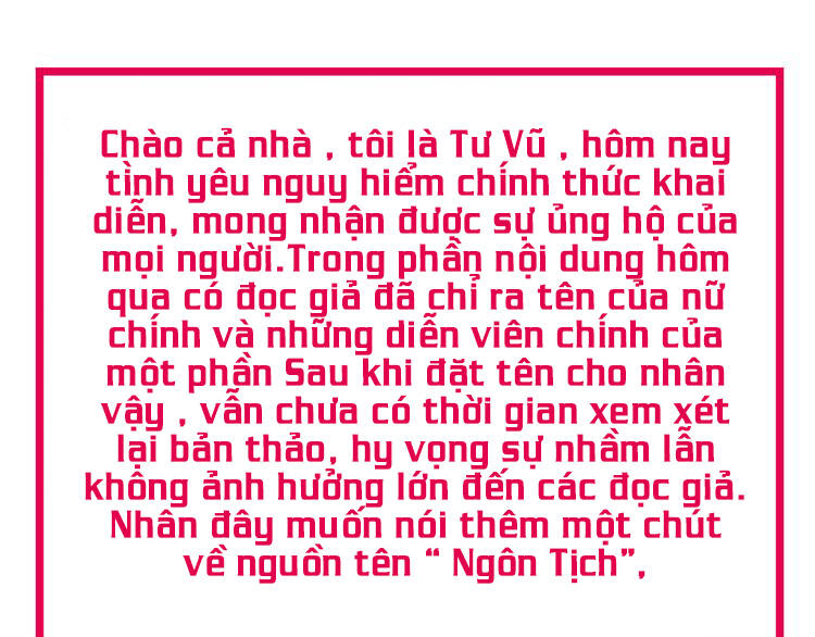 Tình Yêu Nguy Hiểm Chương 1 Ảnh 53