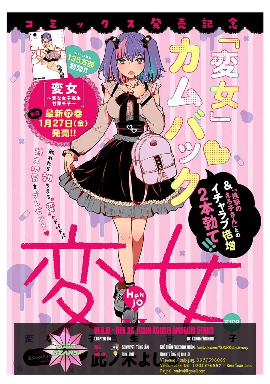 Henjo - Hen Na Joshi Kousei Amaguri Chiko Chương 114 Ảnh 2