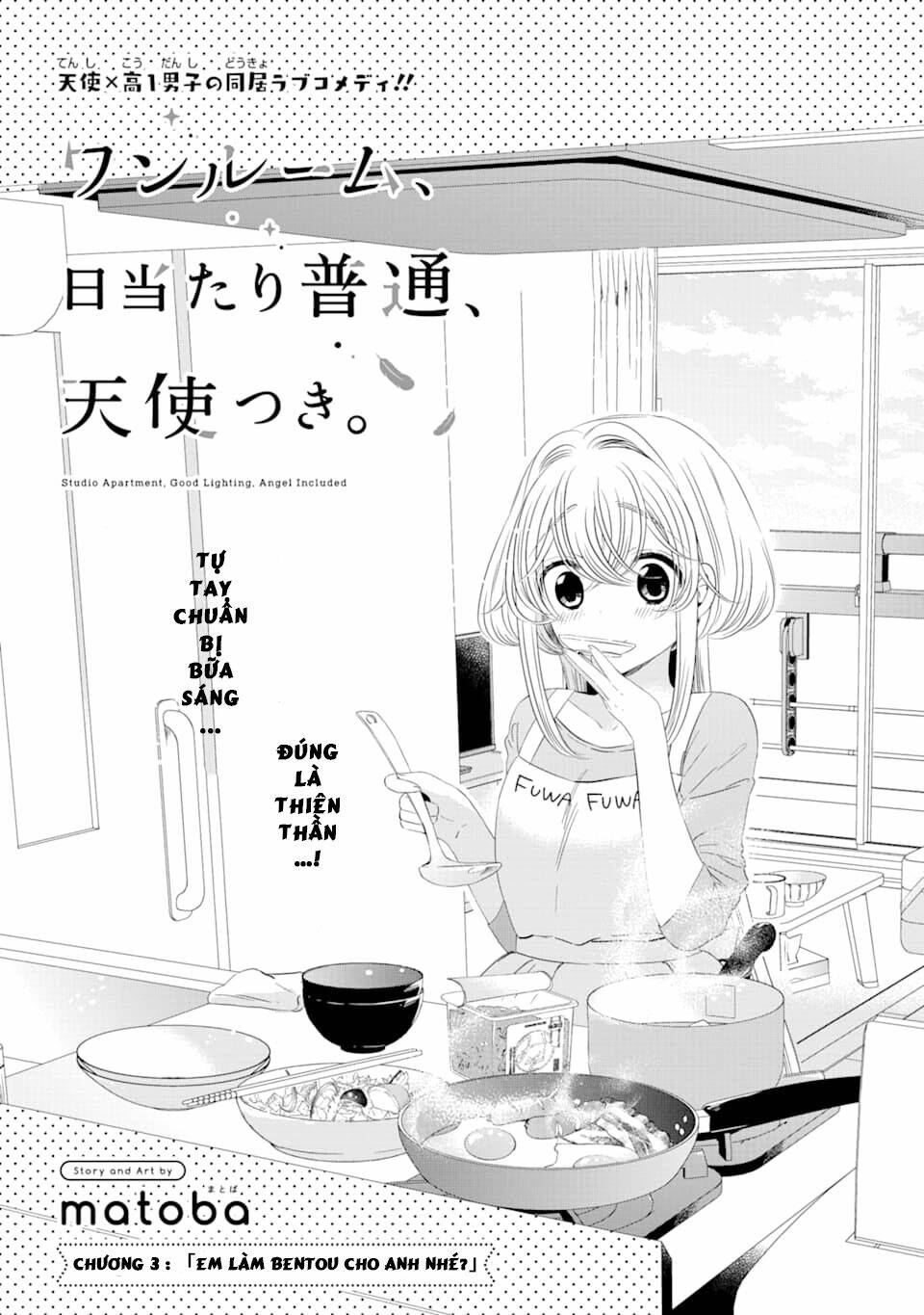 One Room, Hiatari Futsuu, Tenshi Tsuki Chương 3 Ảnh 5