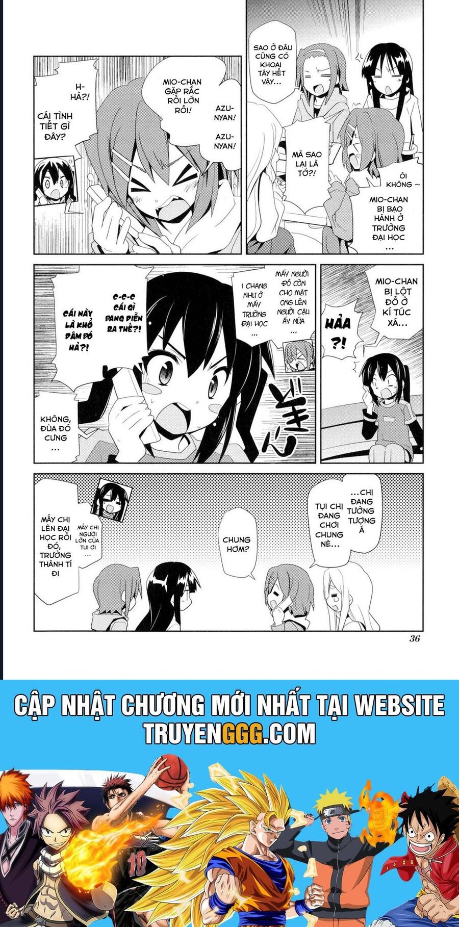 K-On! Story Anthology Comic Chương 5 Ảnh 9