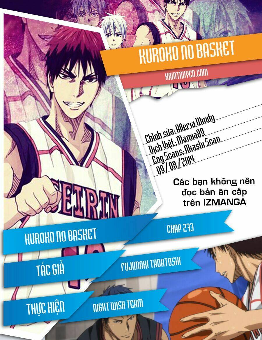 Vua Bóng Rổ Kuroko Chương 273 Ảnh 2