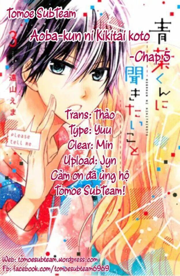 Aoba-Kun Ni Kikitai Koto Chương 5 Ảnh 2
