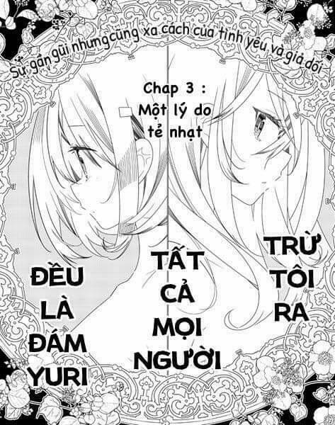All Of Humanity Is Yuri Except For Me Chương 3 Ảnh 4