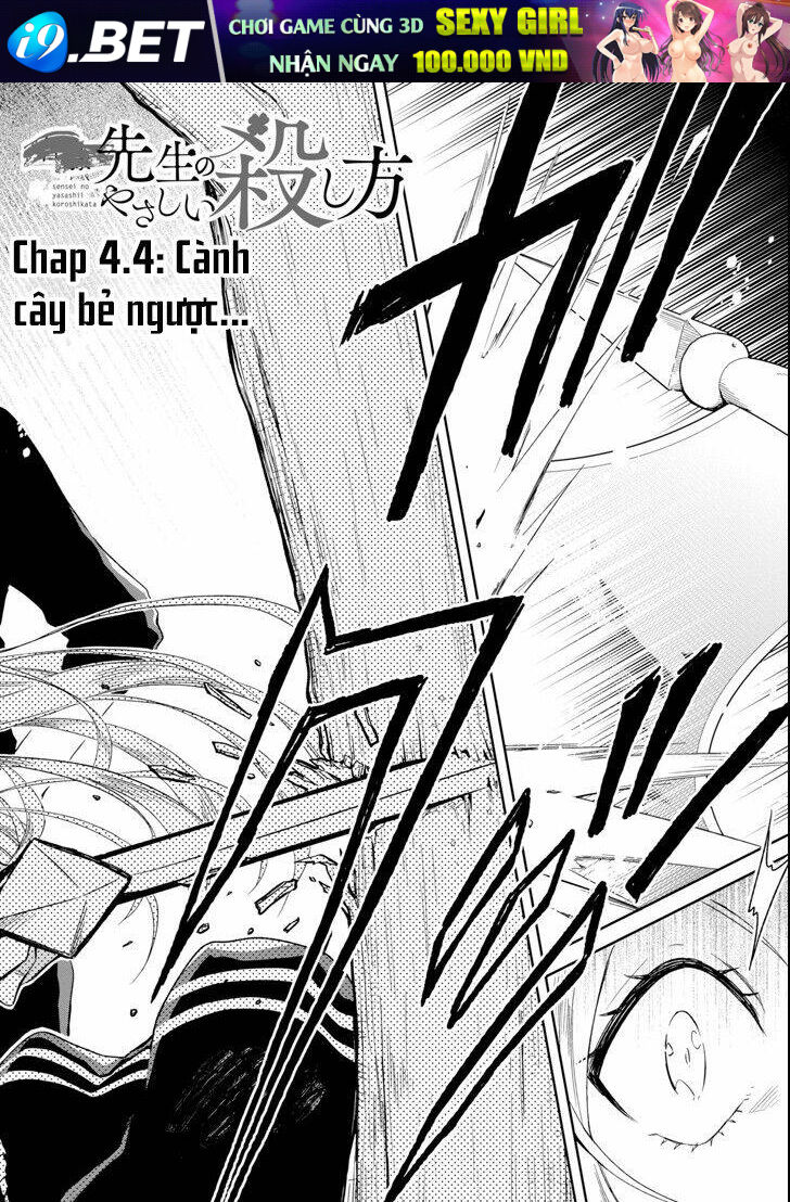 Sensei No Yasashi Koroshi Kata Chương 4.4 Ảnh 5