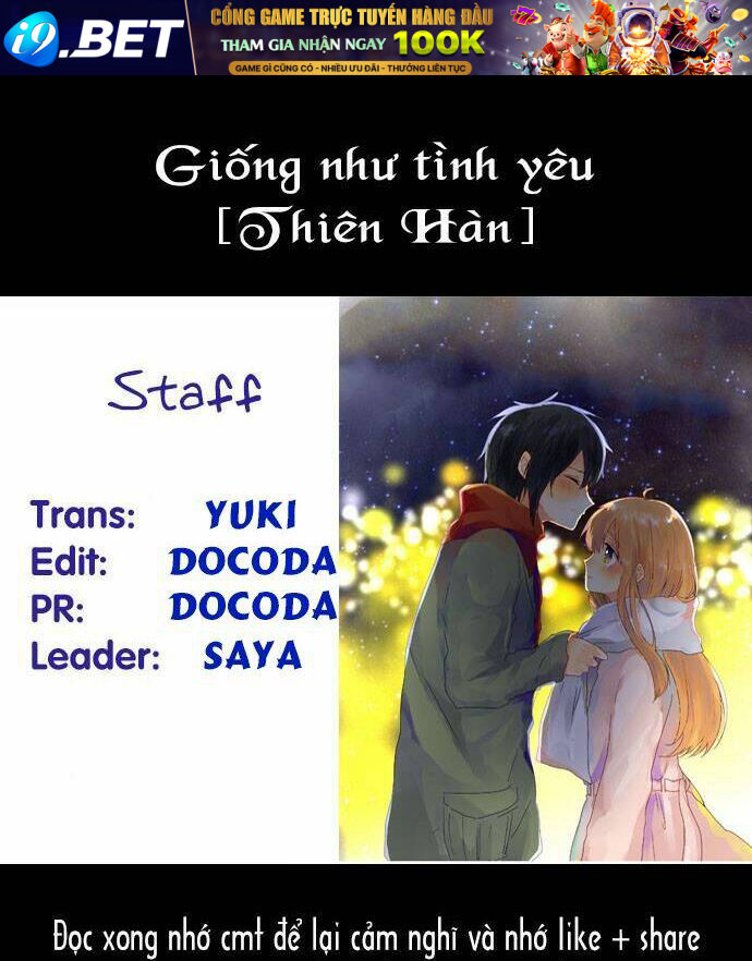 Giống Như Tình Yêu! Chương 10.1 Ảnh 2