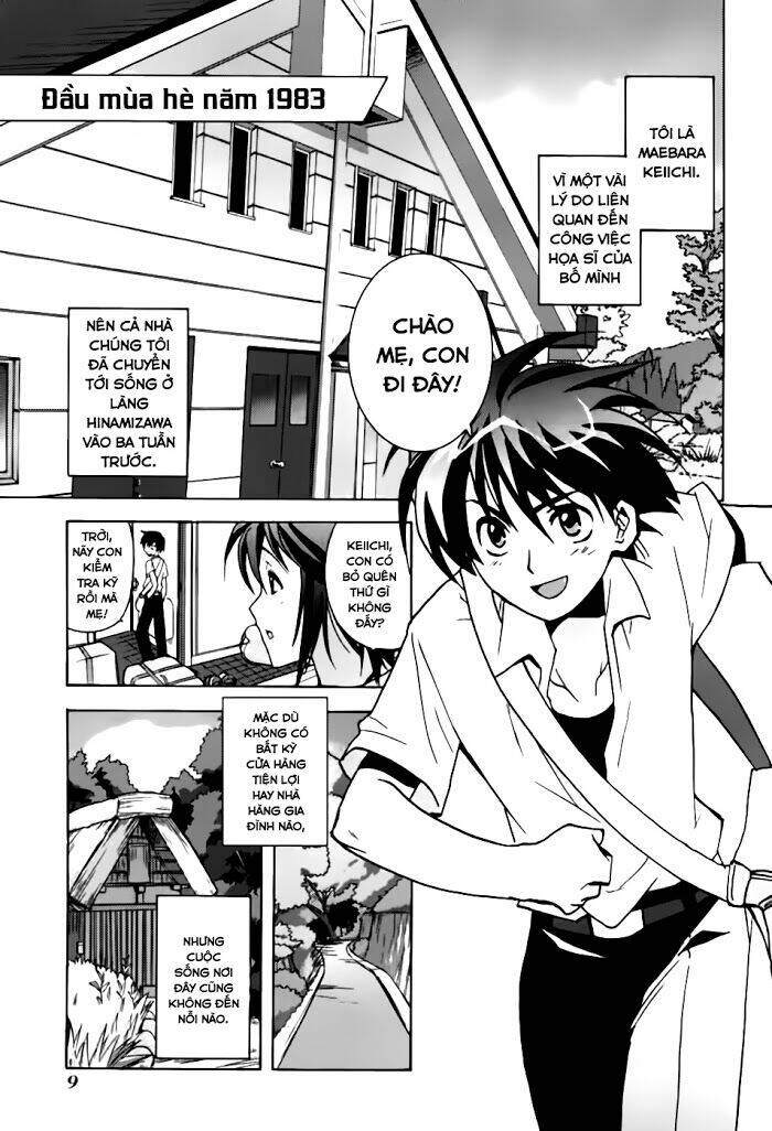 Higurashi No Naku Koro Ni - Onikakushi Hen Chương 1 Ảnh 14