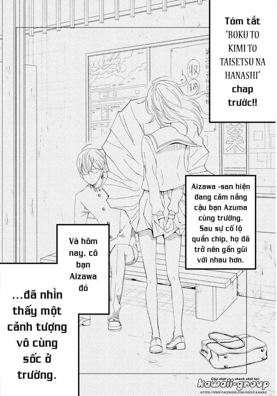 Boku To Kimi No Taisetsu Na Hanashi Chương 3 Ảnh 6