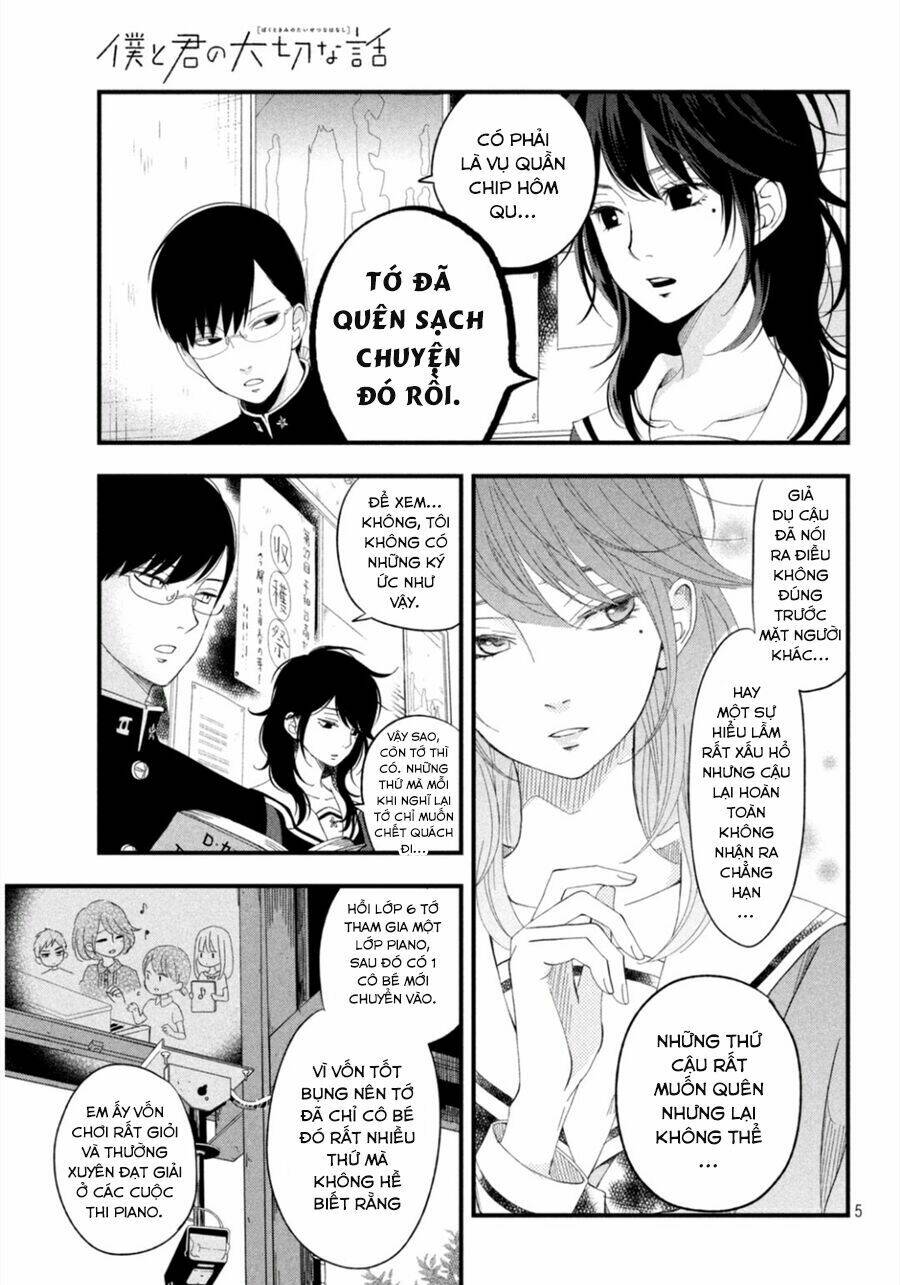 Boku To Kimi No Taisetsu Na Hanashi Chương 3 Ảnh 9