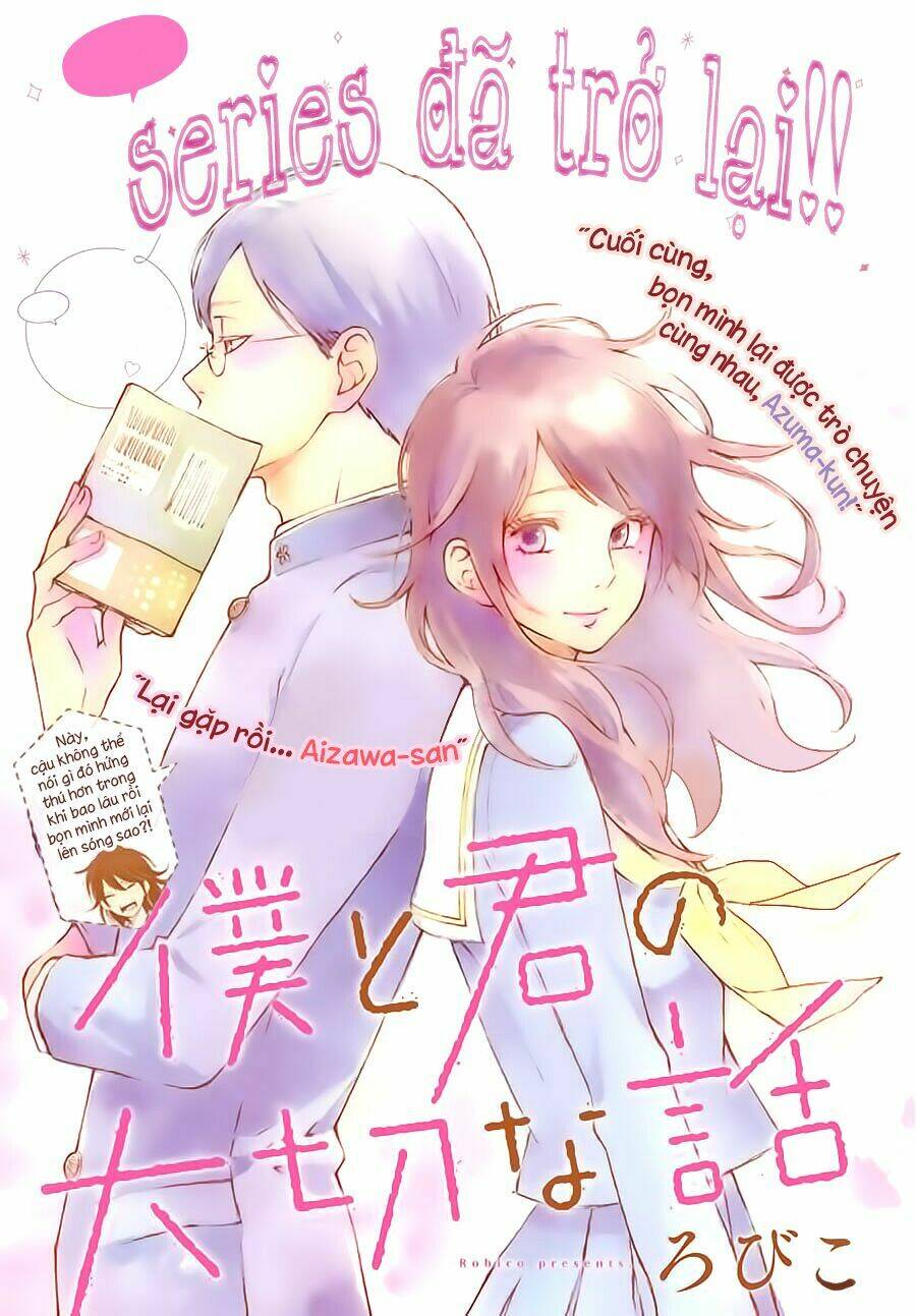 Boku To Kimi No Taisetsu Na Hanashi Chương 9 Ảnh 4