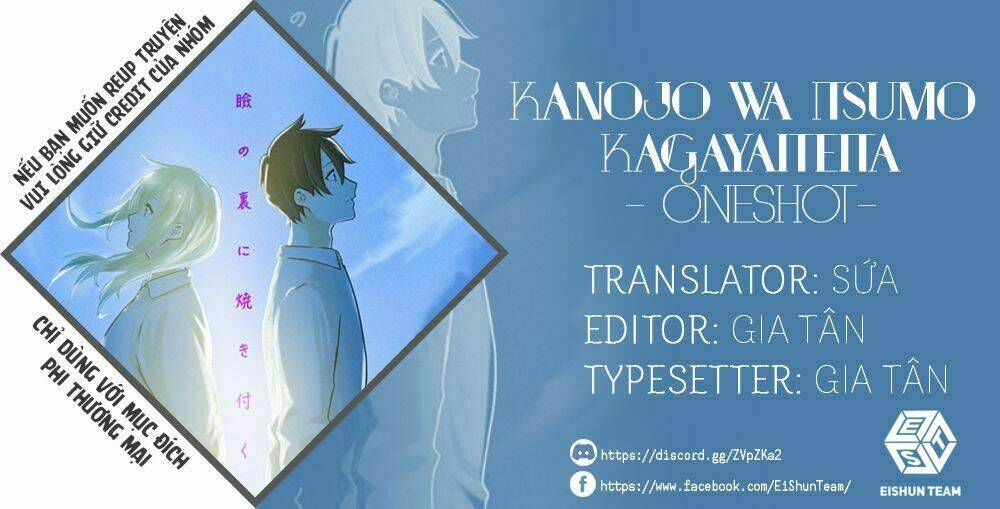 Kanojo Wa Itsumo Kagayaiteita Chương 1 Ảnh 3