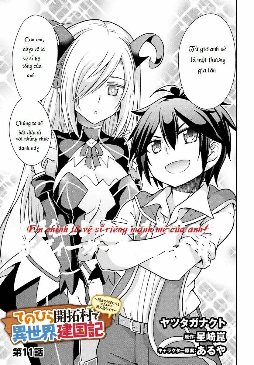 Tenohira Kaitaku Mura De Isekai Kenkokuki: Fueteku Yome-Tachi To Nonbiri Mujintou Life Chương 11 Ảnh 5