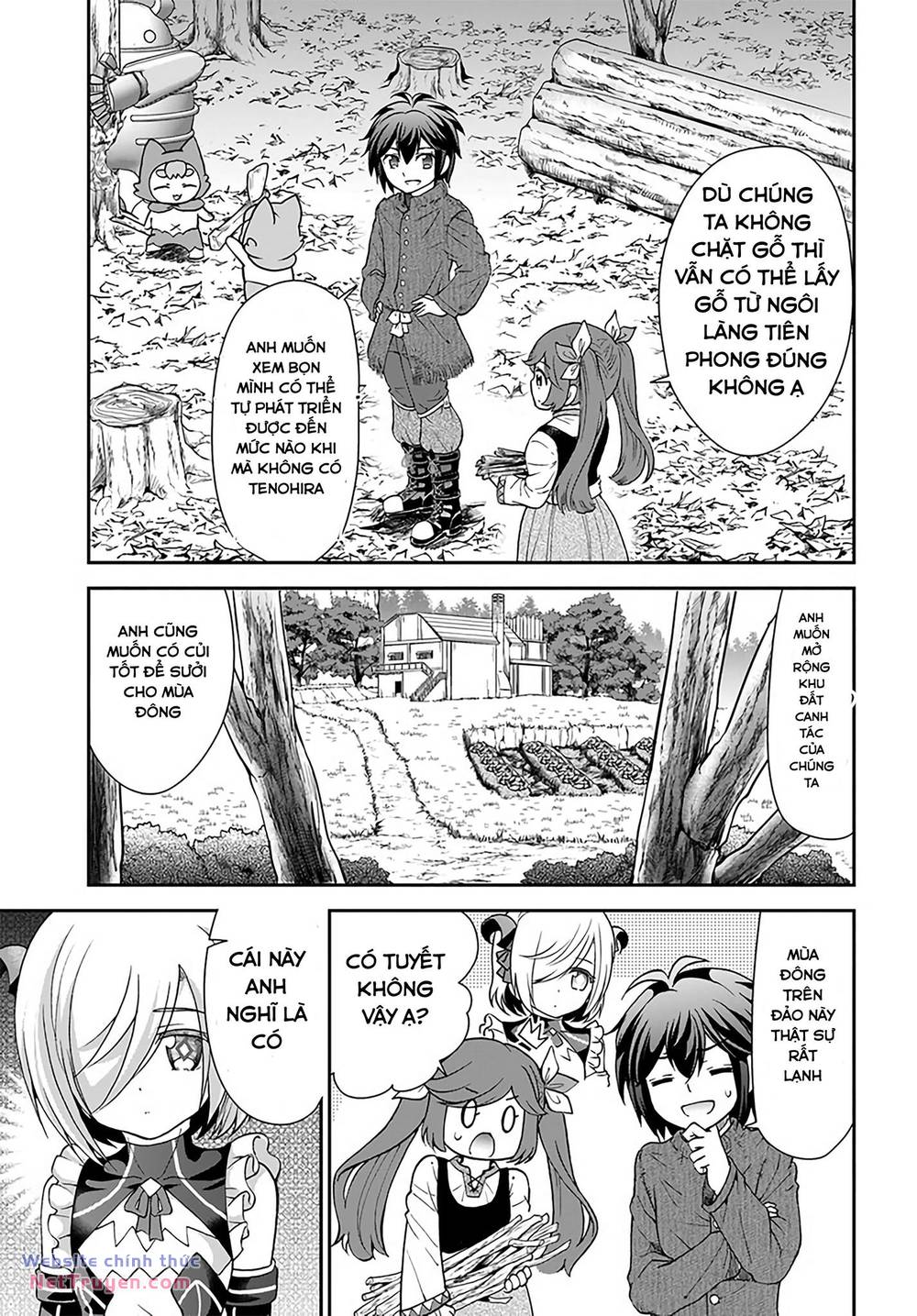 Tenohira Kaitaku Mura De Isekai Kenkokuki: Fueteku Yome-Tachi To Nonbiri Mujintou Life Chương 23.4 Ảnh 13