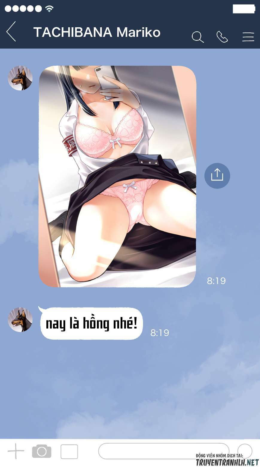 Nhỏ Kouhai Cứ Báo Cáo Màu Sắc Cho Tôi Mỗi Sáng Chương 9 Ảnh 3