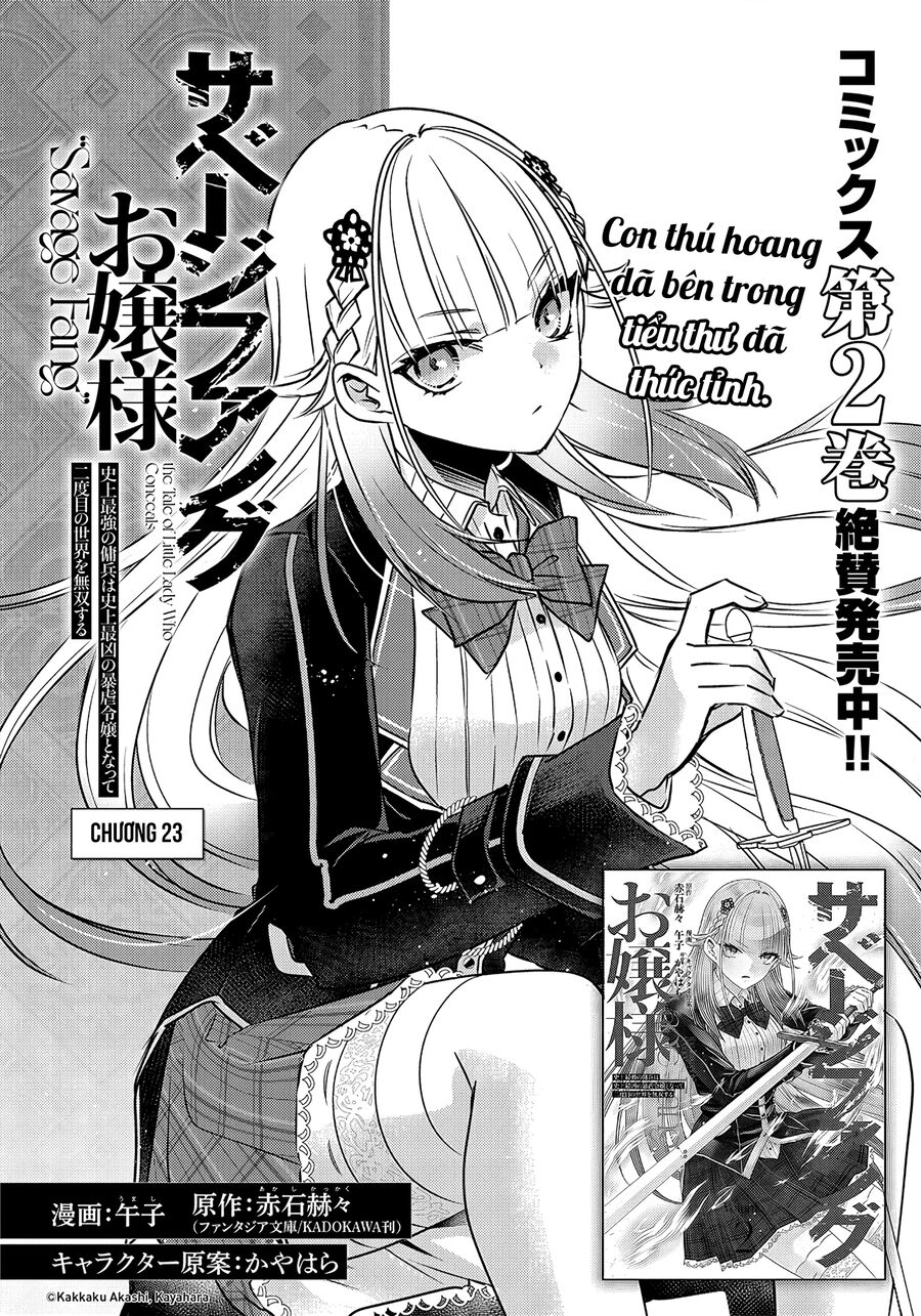 Savage Fang Ojou-Sama: Shijou Saikyou No Youhei Wa Shijou Saikyou No Bougyaku Reijou To Natte Ni Dome No Sekai O Musou Suru Chương 23 Ảnh 4