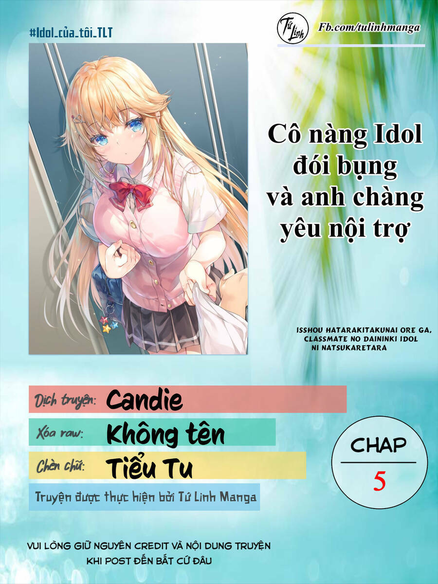 Cô Nàng Idol Đói Bụng Và Anh Chàng Yêu Nội Trợ Chương 5 Ảnh 3