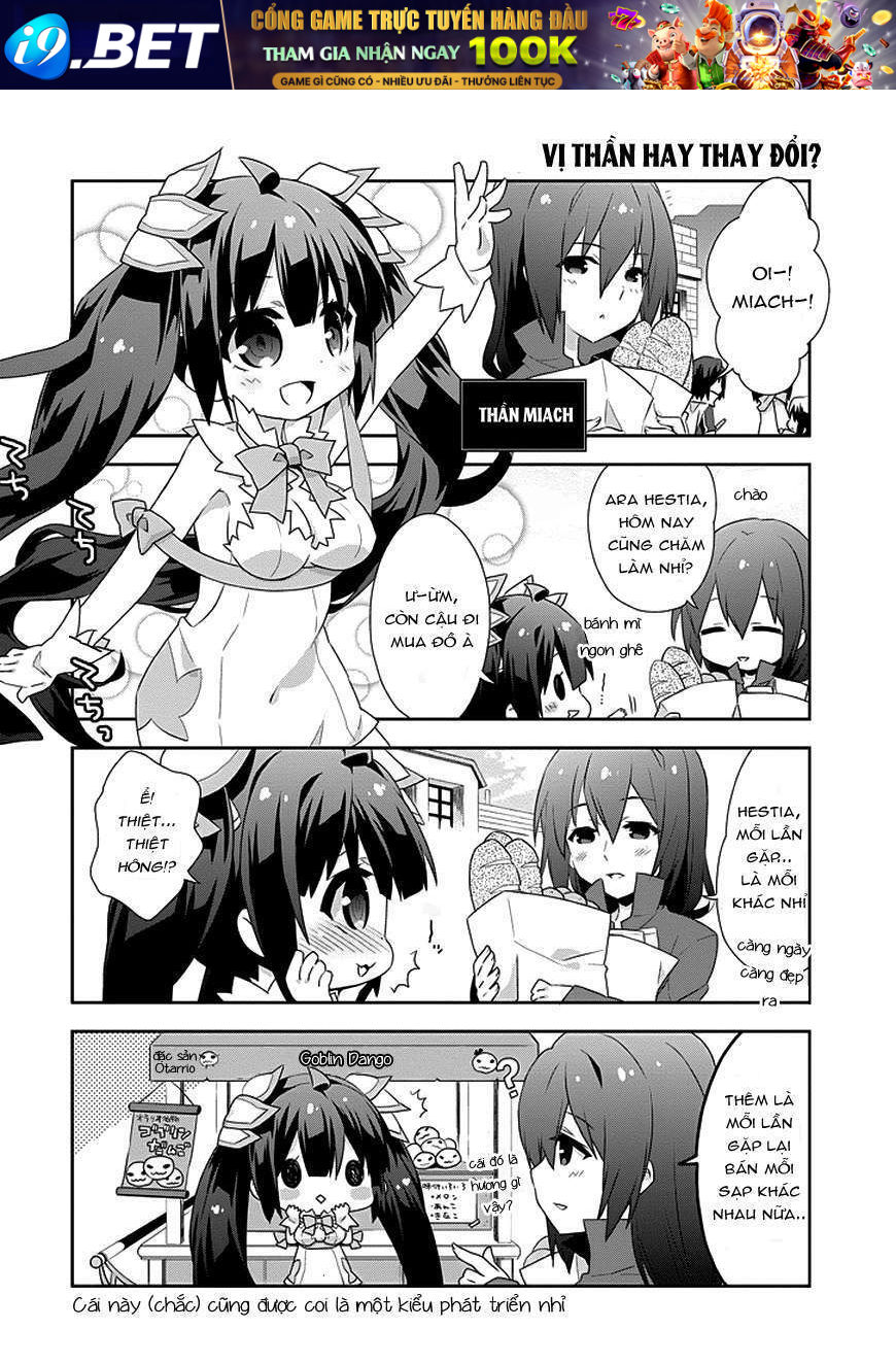 Dungeon Ni Deai O Motomeru No Wa Machigatte Iru Darou Ka 4koma - Days Of Goddess Chương 4 Ảnh 6