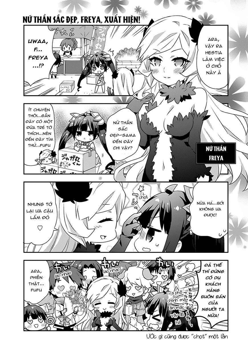 Dungeon Ni Deai O Motomeru No Wa Machigatte Iru Darou Ka 4koma - Days Of Goddess Chương 4 Ảnh 9
