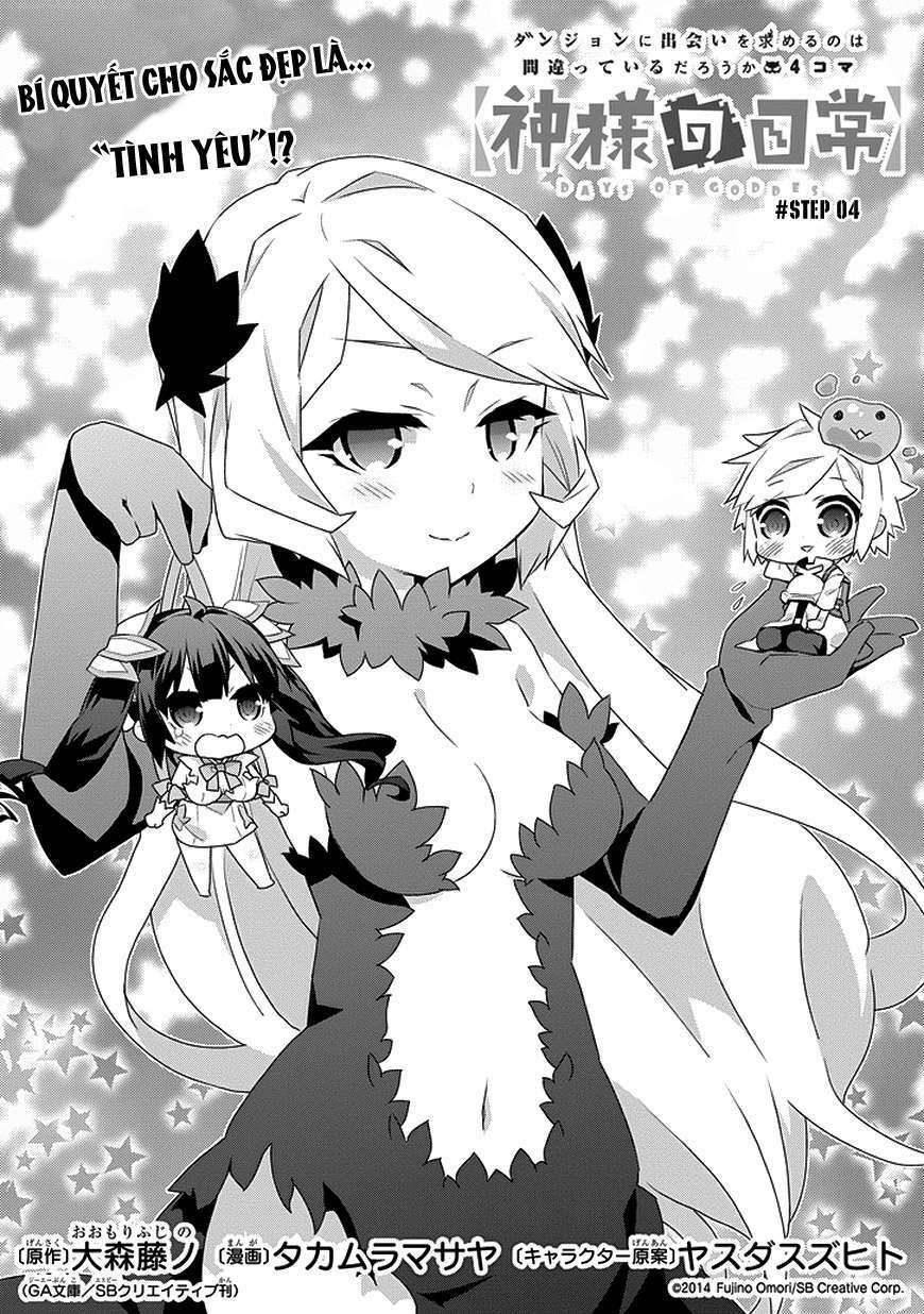 Dungeon Ni Deai O Motomeru No Wa Machigatte Iru Darou Ka 4koma - Days Of Goddess Chương 4 Ảnh 5