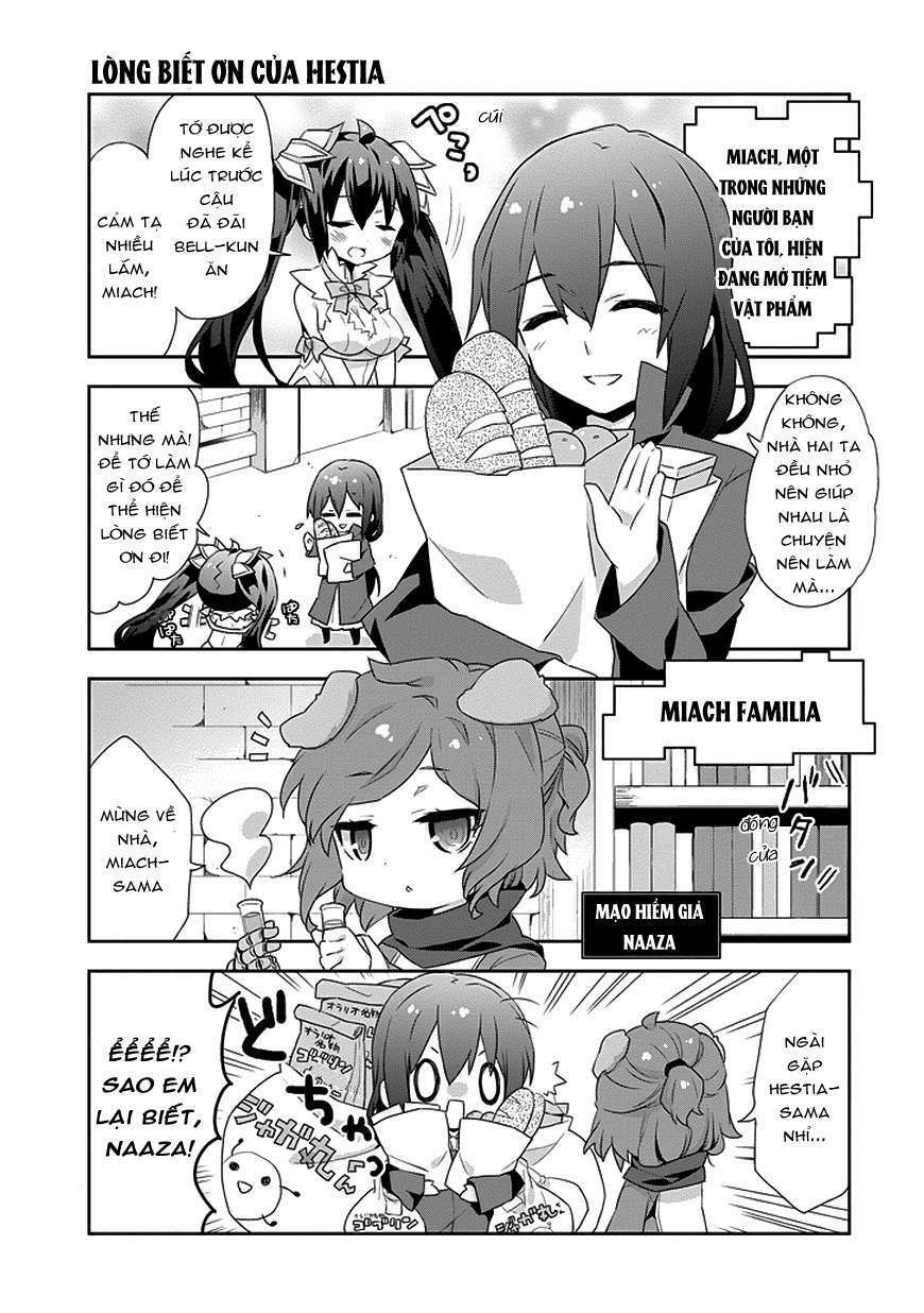 Dungeon Ni Deai O Motomeru No Wa Machigatte Iru Darou Ka 4koma - Days Of Goddess Chương 4 Ảnh 7