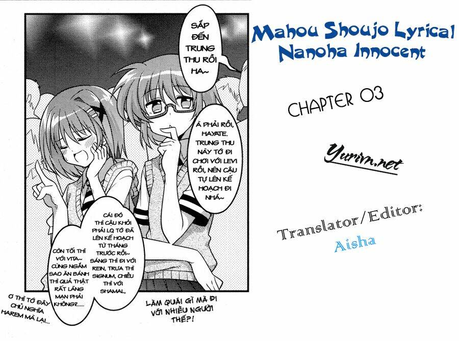 Mahou Shoujo Lyrical Nanoha Innocent Chương 3 Ảnh 32