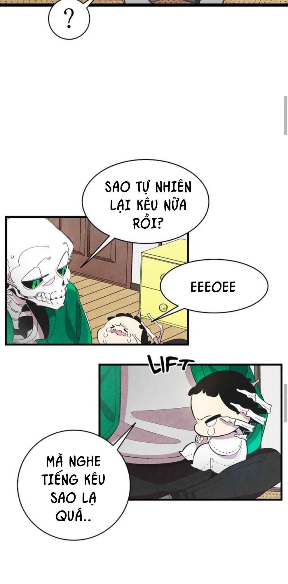 Skeleton Bất Đắt Dĩ Trở Thành Bố Của Bé Mèo Con Chương 5 Ảnh 25