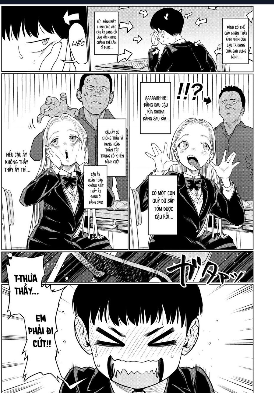 Bé Sơ Trung Sasha Và Thằng Bạn Otaku Cùng Lớp Chương 17 Ảnh 4