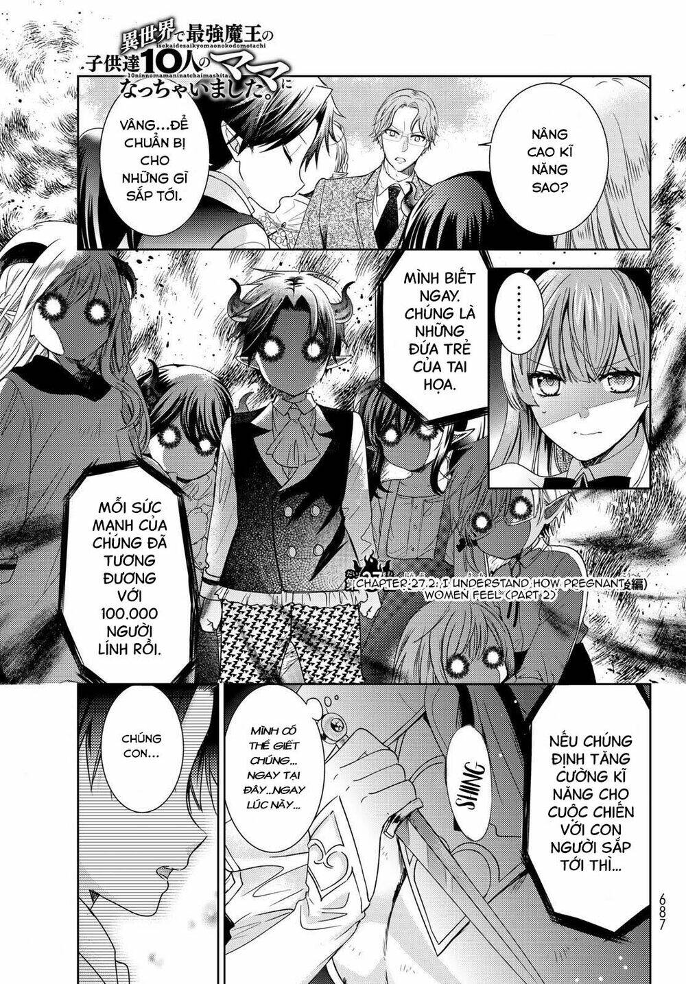 Isekai De Saikyo Mao No Kodomotachi No Mama Ni Natchaimashita Chương 27.2 Ảnh 3