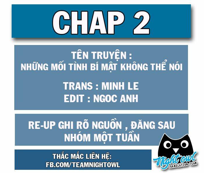 Những Mối Tình Bí MậT Không Thể Nói Chương 2 Ảnh 2