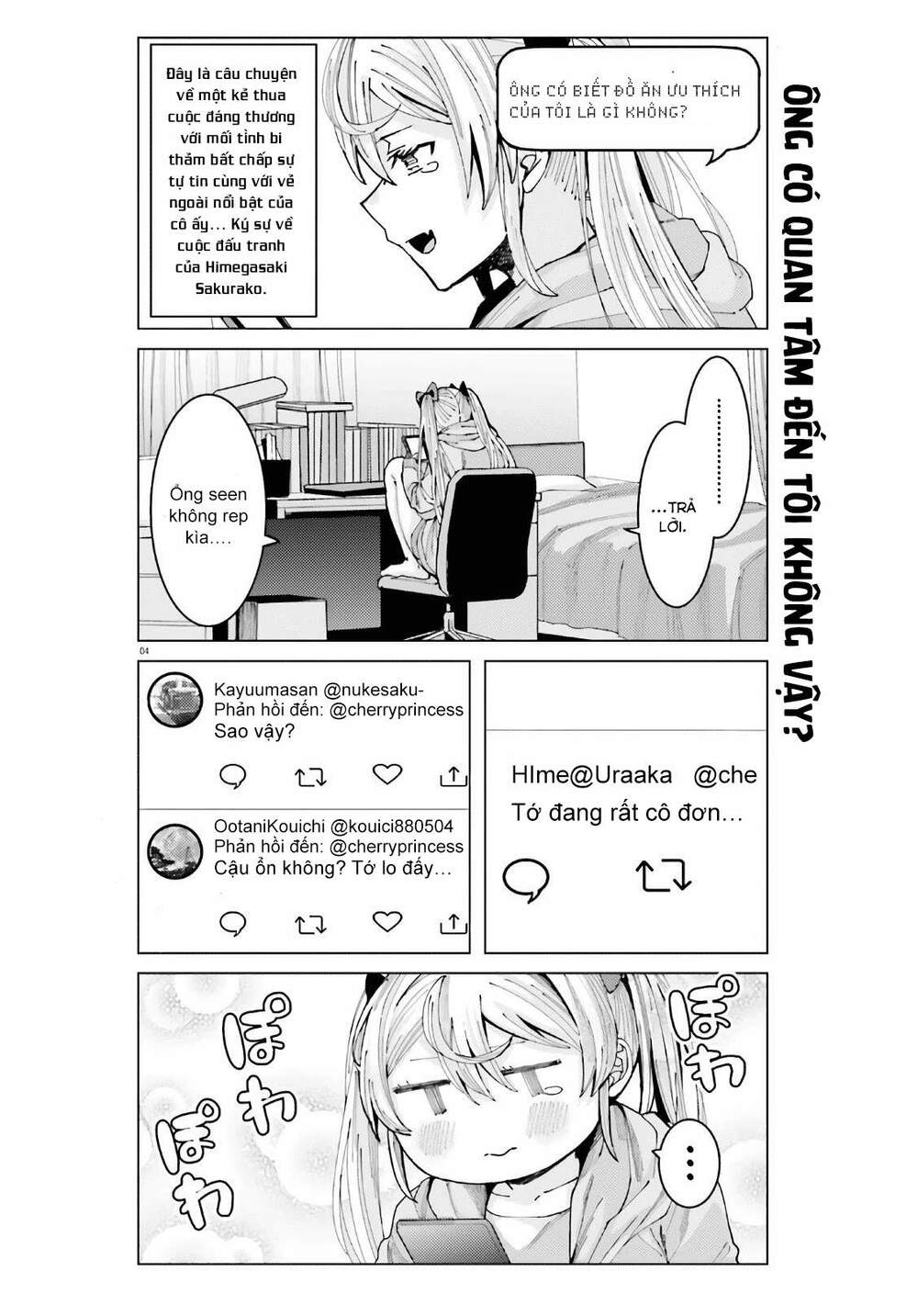 Himegasaki Sakurako Wa Kyoumo Fubin Kawaii! Chương 4 Ảnh 6