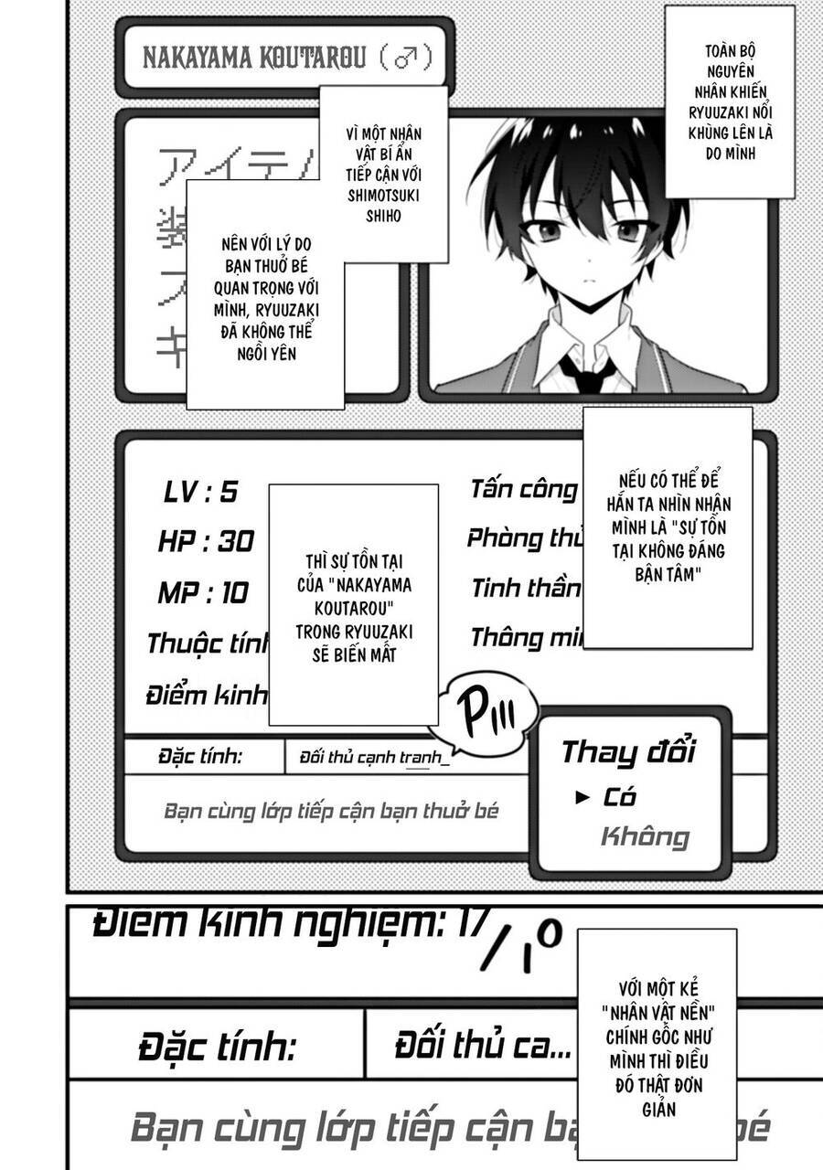 Shimotsuki-San Chỉ Thích Nhân Vật Nền Chương 3 Ảnh 19