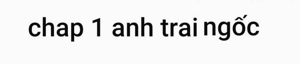 Anh Trai Là Đại Đồ Ngốc Chương 1 Ảnh 9