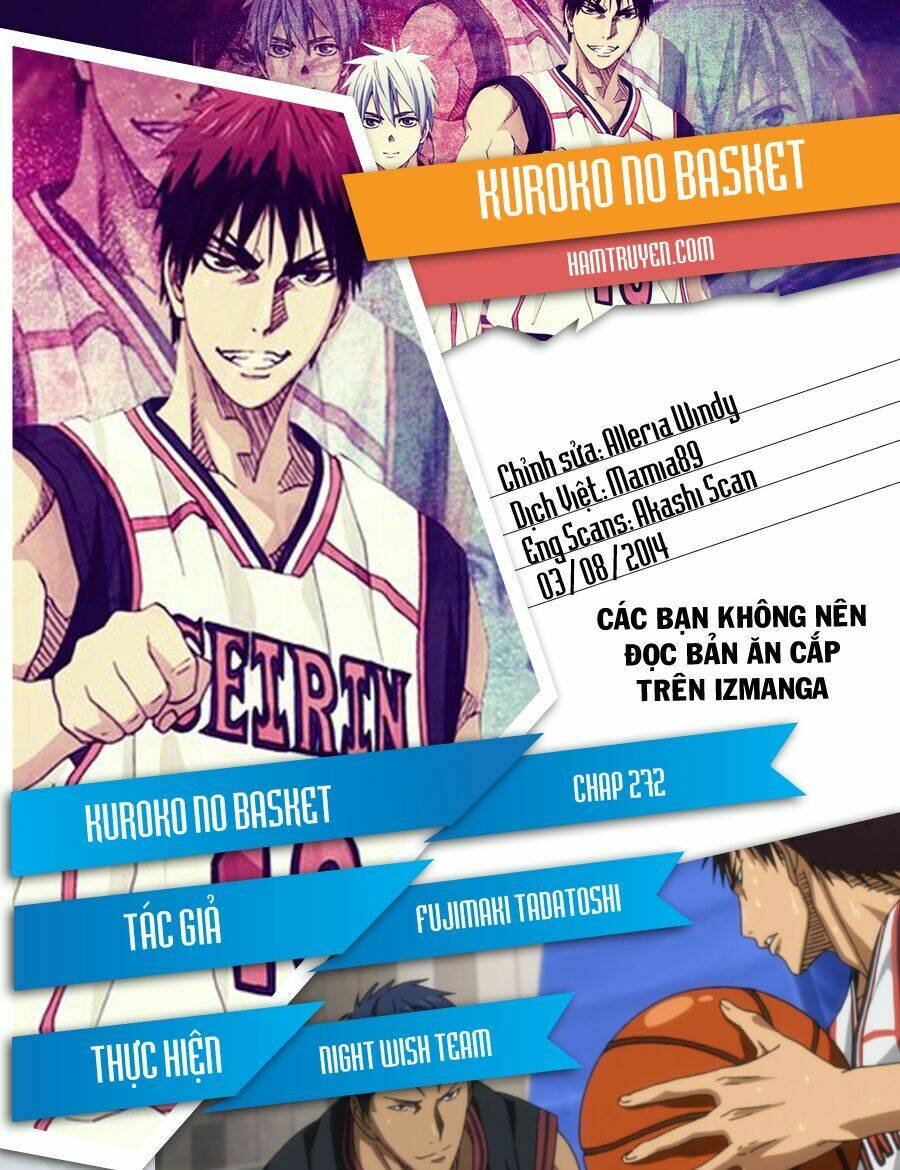 Vua Bóng Rổ Kuroko Chương 272 Ảnh 3