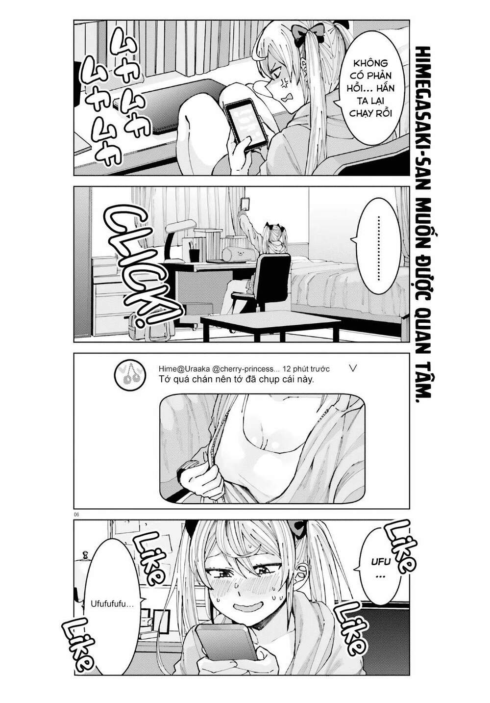Himegasaki Sakurako Wa Kyoumo Fubin Kawaii! Chương 4 Ảnh 8