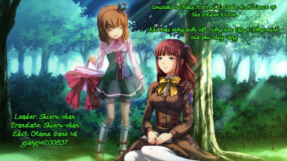 Umineko No Naku Koro Ni Episode 4: Alliance Of The Golden Witch Chương 12 Ảnh 2