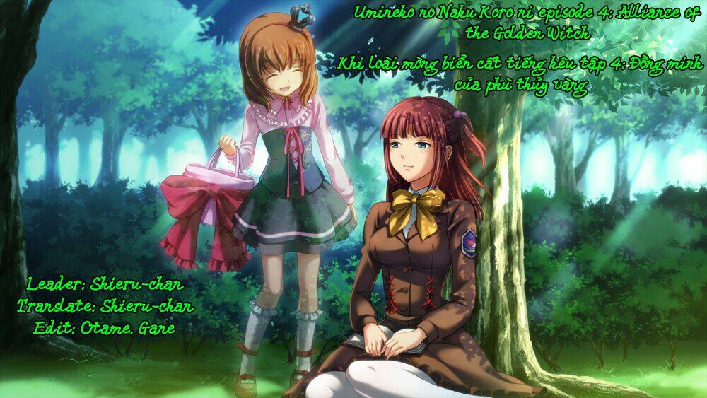Umineko No Naku Koro Ni Episode 4: Alliance Of The Golden Witch Chương 10 Ảnh 2