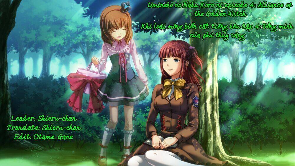 Umineko No Naku Koro Ni Episode 4: Alliance Of The Golden Witch Chương 9 Ảnh 2