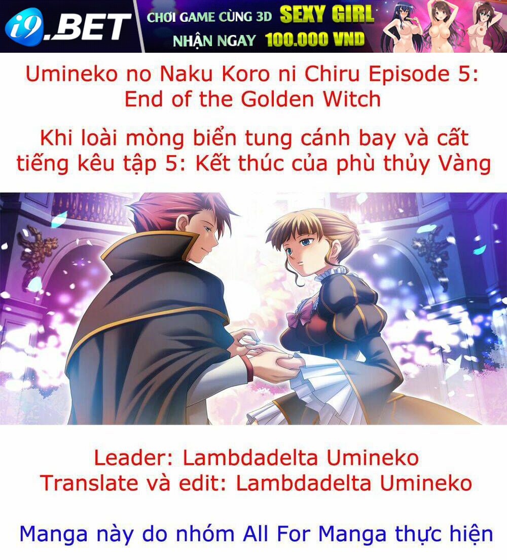 Umineko No Naku Koro Ni Chiru Ep 5: End Of The Golden Witch Chương 23 Ảnh 2