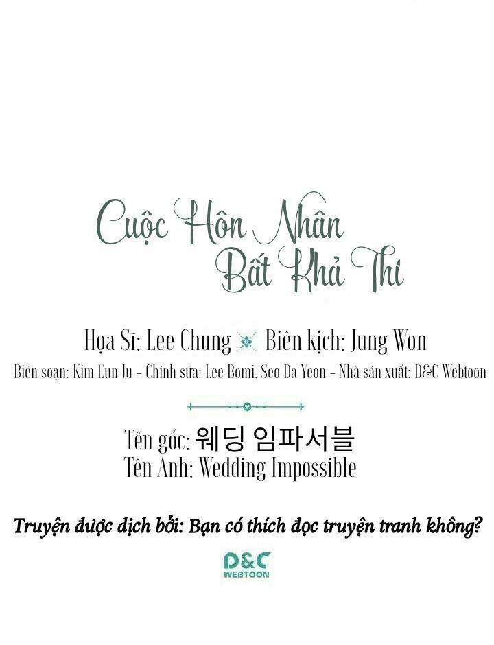 Cuộc Hôn Nhân Bất Khả Thi Chương 3 Ảnh 36