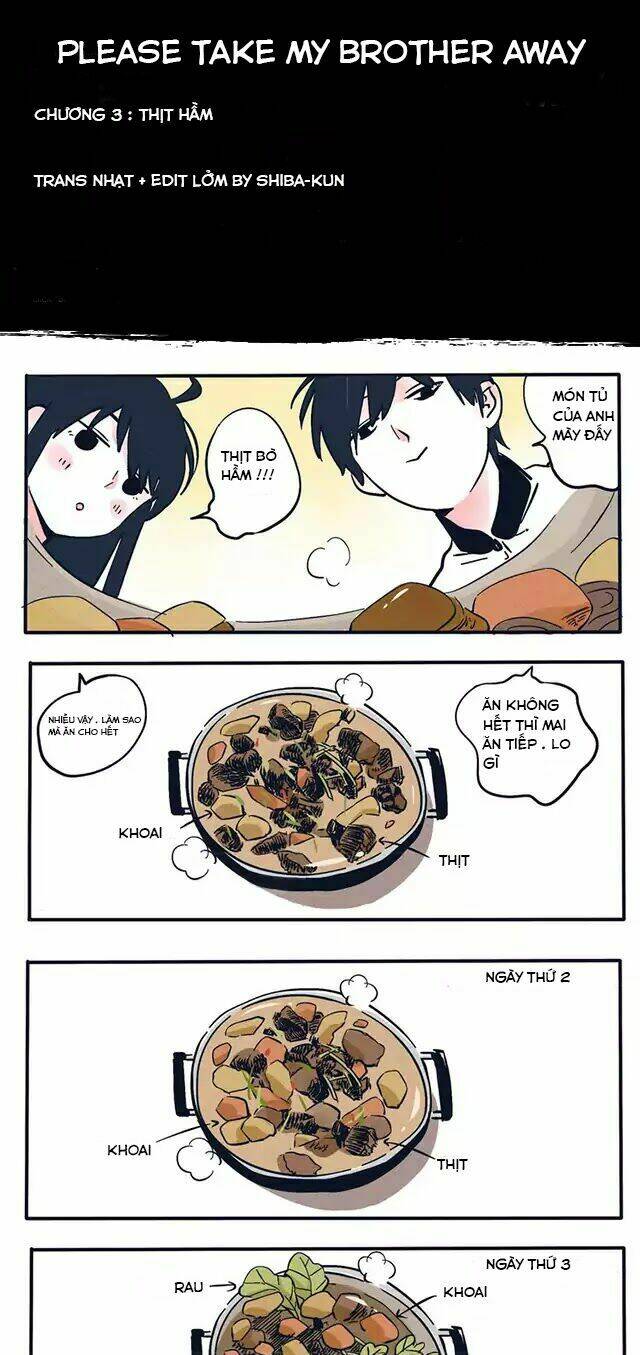 Please Take My Brother Away Chương 3 Ảnh 2