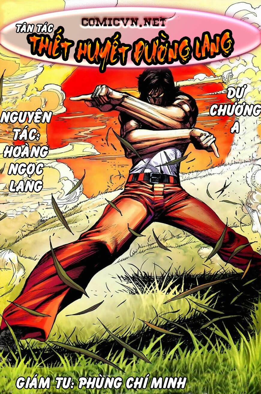 Thiết Huyết Đường Lang Chương 1 Ảnh 2