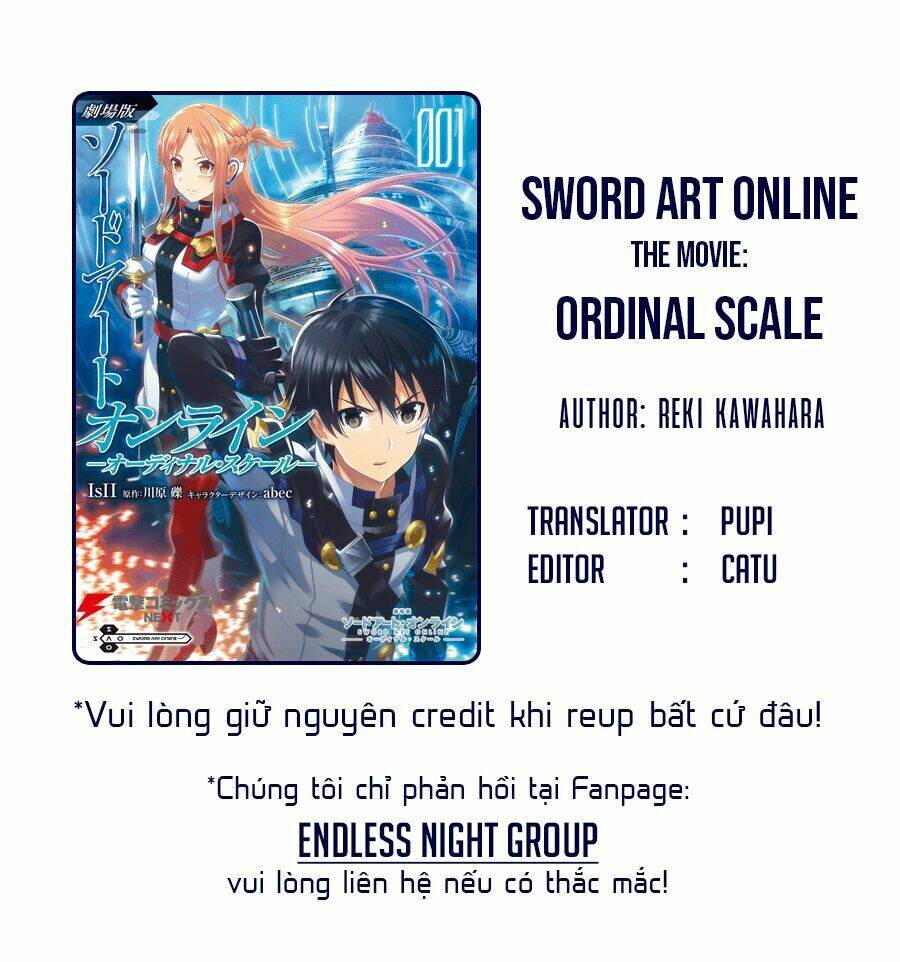 Sword Art Online - Ordinal Scale Chương 2 Ảnh 3