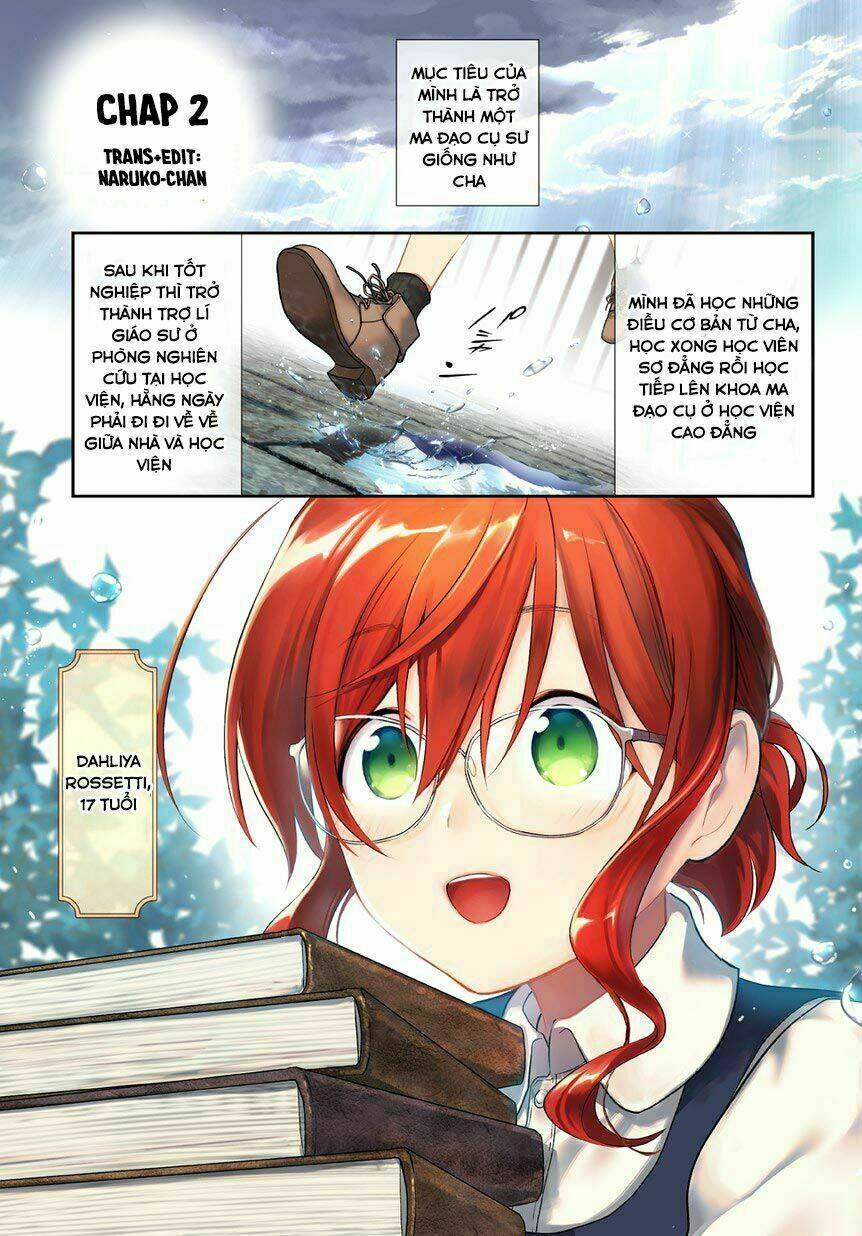 Madougushi Dahliya Wa Utsumukanai ~Kyou Kara Jiyuu Na Shokunin Life~ Chương 2 Ảnh 2
