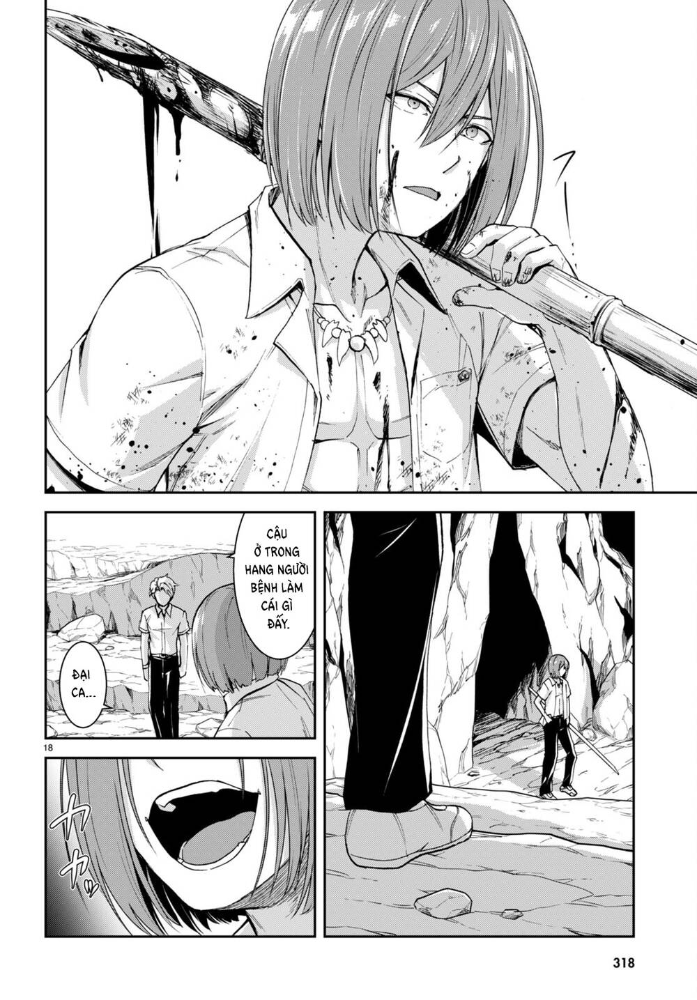 Gakkou No Minna To Isekai No Mujintou Ni Tenishitakedo Ore Dake Rakushou Desu Chương 24 Ảnh 23
