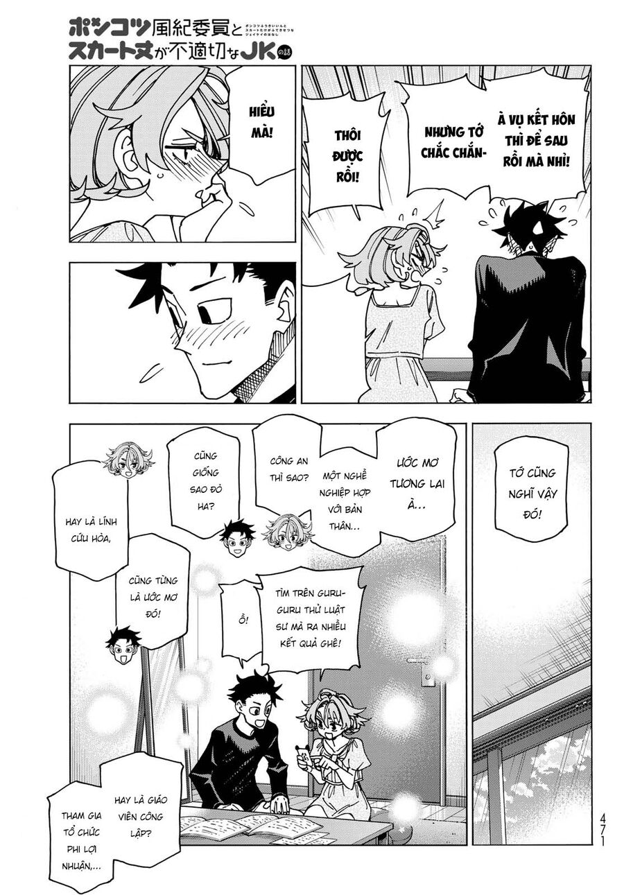 Ponkotsu Fuukiin To Skirt Take Ga Futekisetsu Na Jk No Hanashi Chương 70 Ảnh 20