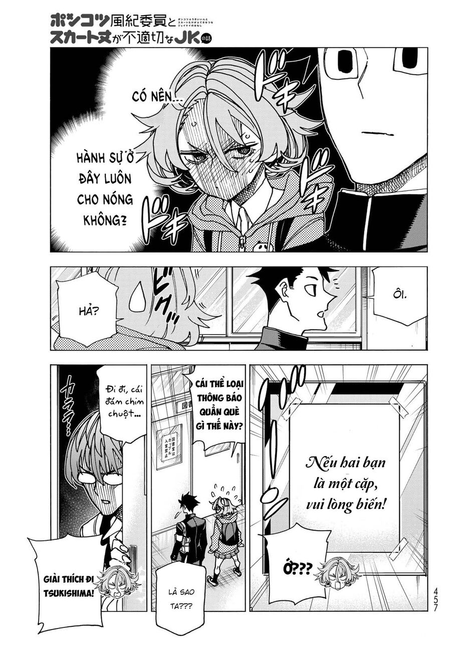 Ponkotsu Fuukiin To Skirt Take Ga Futekisetsu Na Jk No Hanashi Chương 70 Ảnh 6