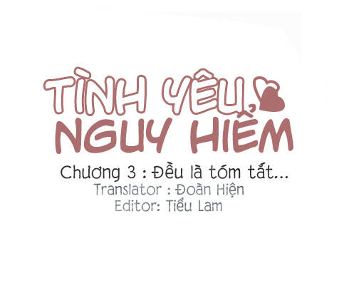 Tình Yêu Nguy Hiểm Chương 3 Ảnh 7