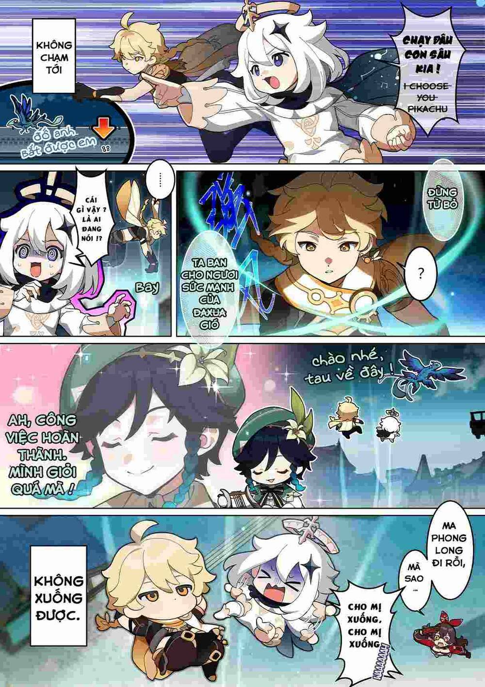 Genshin Impact 4-Koma Chương 9 Ảnh 3