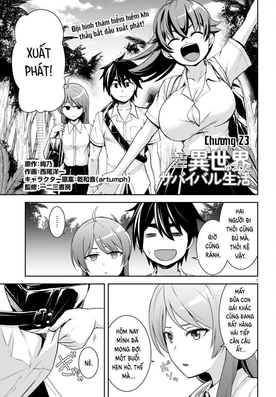 Gakkou No Minna To Isekai No Mujintou Ni Tenishitakedo Ore Dake Rakushou Desu Chương 23 Ảnh 6