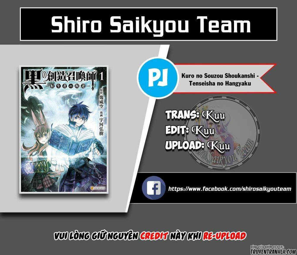 Kuro No Souzou Shoukanshi - Tenseisha No Hangyaku Chương 6 Ảnh 3