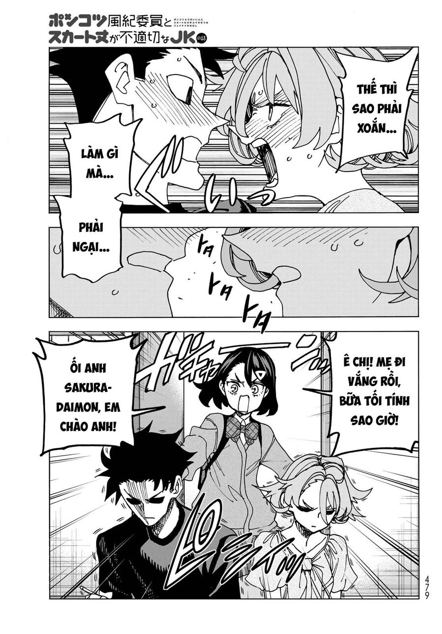 Ponkotsu Fuukiin To Skirt Take Ga Futekisetsu Na Jk No Hanashi Chương 70 Ảnh 28